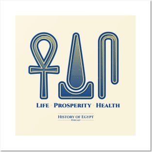 Ancient Egypt Ankh Life Prosperity Health Posters and Art